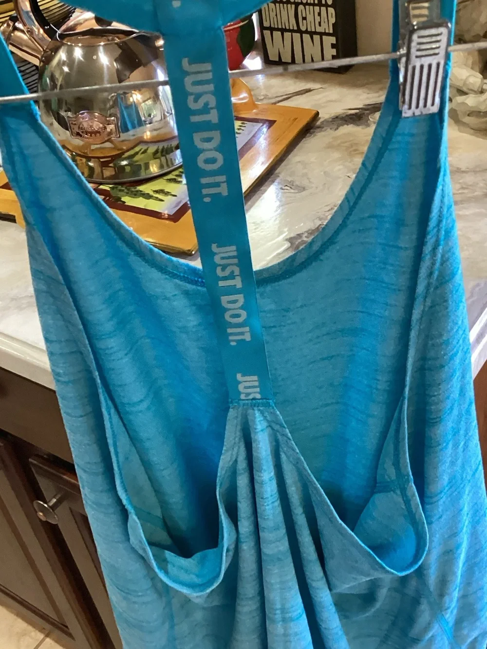 Nike Light Blue Racerback Tank Top